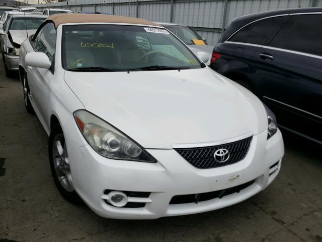 4T1FA38P37U124496 - 2007 TOYOTA CAMRY SOLA WHITE photo 1