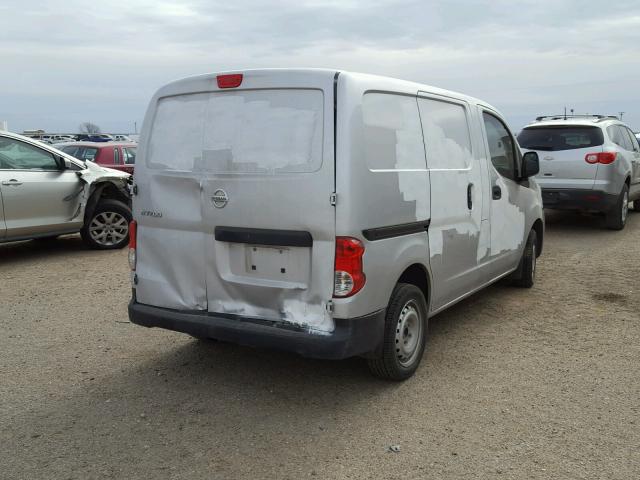 3N6CM0KN3FK690156 - 2015 NISSAN NV200 2.5S SILVER photo 4