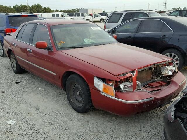 2MEFM74W0YX646348 - 2000 MERCURY GRAND MARQ RED photo 1