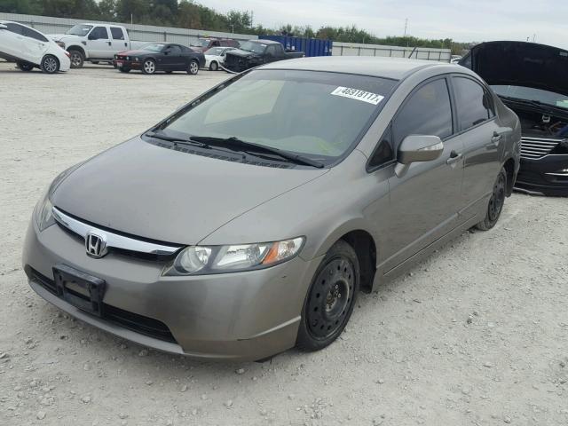 JHMFA36258S030272 - 2008 HONDA CIVIC HYBR CHARCOAL photo 2