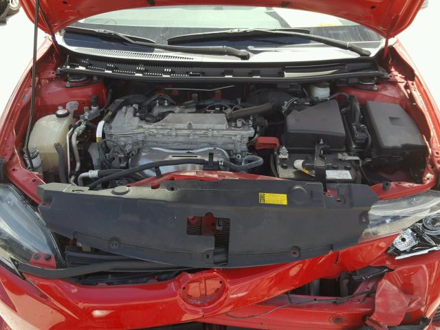 JTKJF5C71E3087639 - 2014 TOYOTA SCION TC RED photo 7