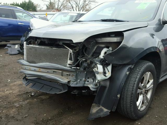 2GNALDEK7D6409906 - 2013 CHEVROLET EQUINOX LT GRAY photo 9