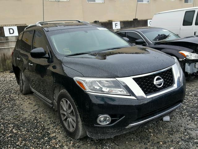 5N1AR2MN6EC611776 - 2014 NISSAN PATHFINDER BLACK photo 1