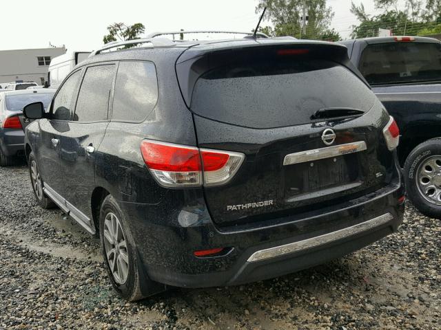 5N1AR2MN6EC611776 - 2014 NISSAN PATHFINDER BLACK photo 3