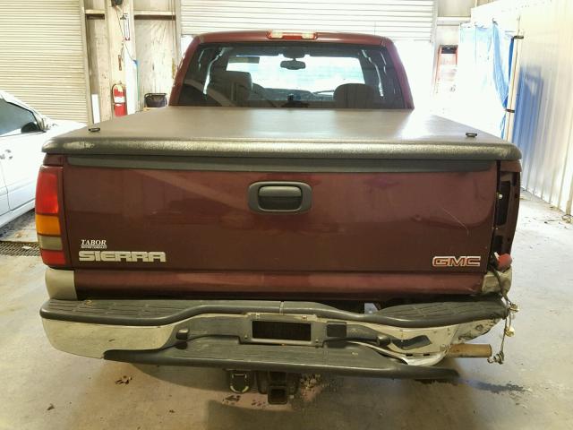 2GTEC19T231316539 - 2003 GMC NEW SIERRA MAROON photo 6