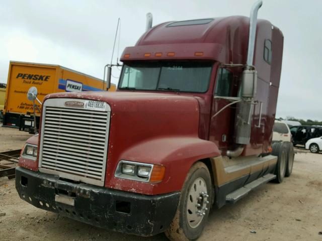 1FUYDSZB7VP774647 - 1997 FREIGHTLINER CONVENTION RED photo 2
