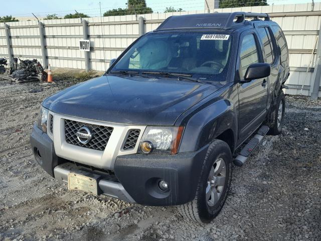 5N1AN0NU7DN826107 - 2013 NISSAN XTERRA X GRAY photo 2