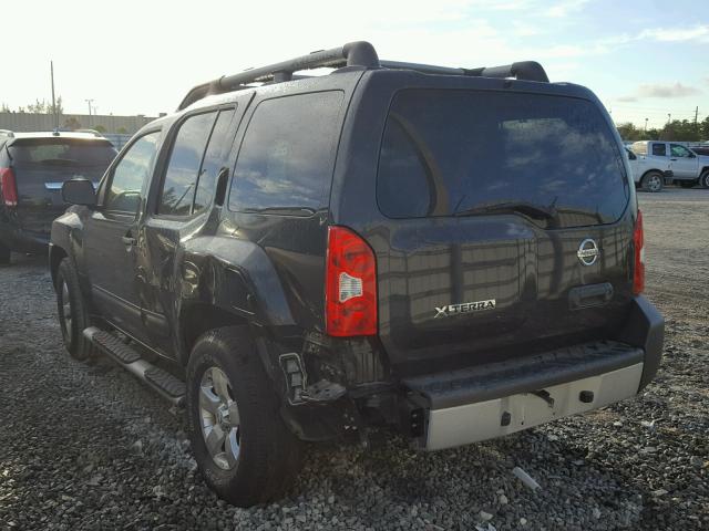 5N1AN0NU7DN826107 - 2013 NISSAN XTERRA X GRAY photo 3