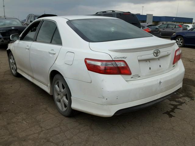 4T1BE46K58U745417 - 2008 TOYOTA CAMRY CE WHITE photo 3