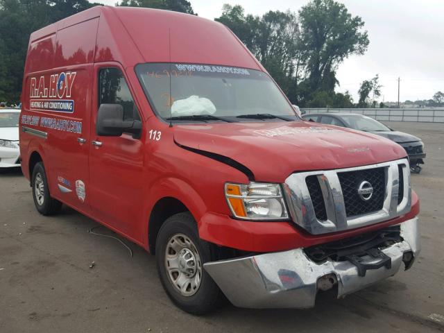 1N6AF0LY2CN110492 - 2012 NISSAN NV 2500 RED photo 1