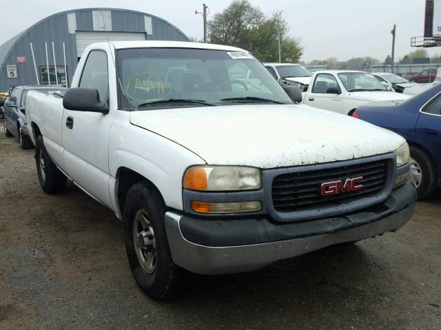 1GTEC14V71Z235100 - 2001 GMC NEW SIERRA WHITE photo 1