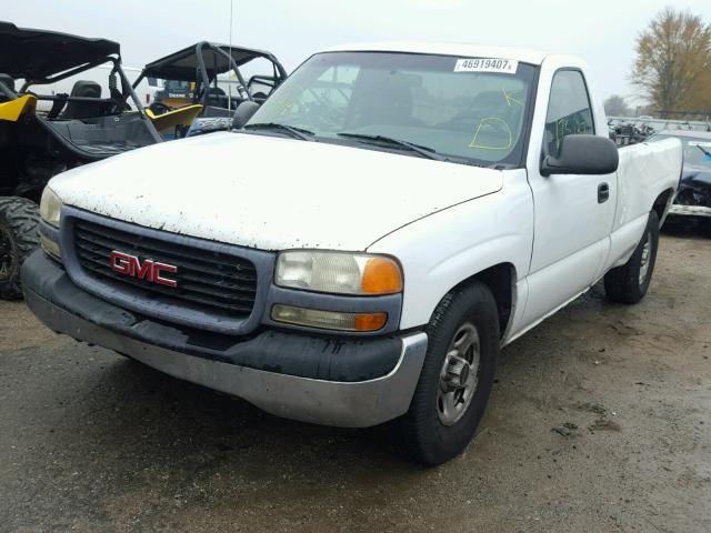 1GTEC14V71Z235100 - 2001 GMC NEW SIERRA WHITE photo 2