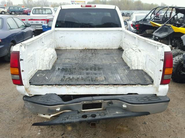 1GTEC14V71Z235100 - 2001 GMC NEW SIERRA WHITE photo 6