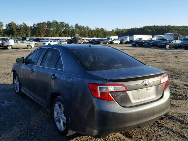 4T1BF1FK2EU738772 - 2014 TOYOTA CAMRY L GRAY photo 3