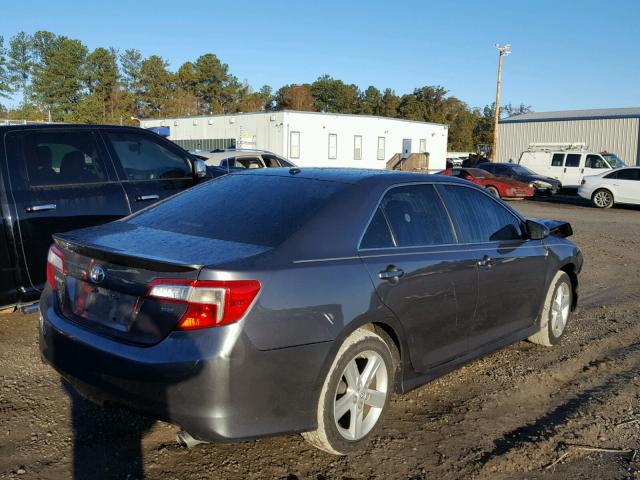 4T1BF1FK2EU738772 - 2014 TOYOTA CAMRY L GRAY photo 4