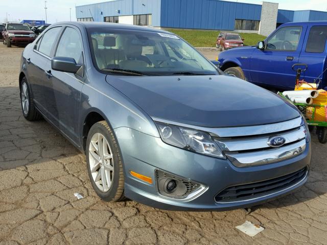 3FAHP0JA6CR282631 - 2012 FORD FUSION BLUE photo 1