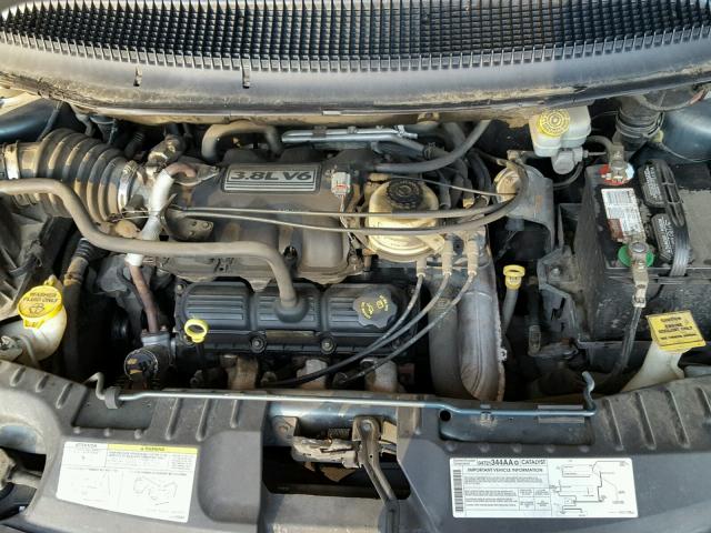 2D4GP44L15R324645 - 2005 DODGE GRAND CARA GREEN photo 7