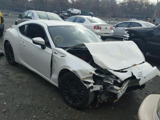 JF1ZNAA18D2720085 - 2013 TOYOTA SCION FR-S თეთრი ფოტო 1