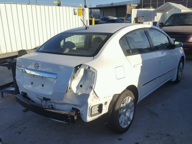 3N1AB6AP7AL623653 - 2010 NISSAN SENTRA 2.0 WHITE photo 4