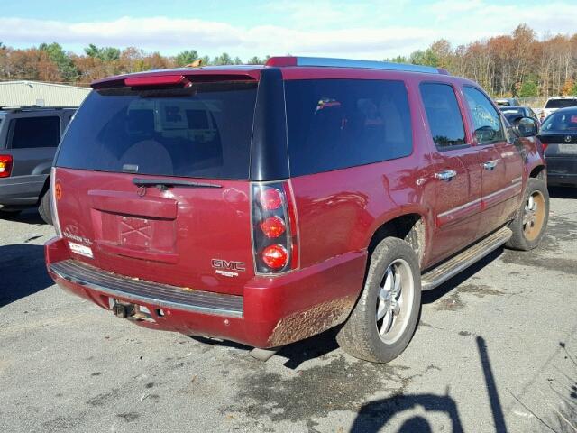 1GKFK66837J289730 - 2007 GMC YUKON XL D RED photo 4