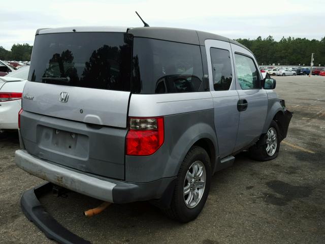 5J6YH183X4L001610 - 2004 HONDA ELEMENT LX SILVER photo 4