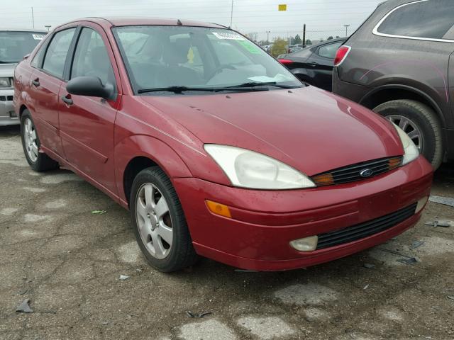 1FAFP38332W217327 - 2002 FORD FOCUS ZTS MAROON photo 1