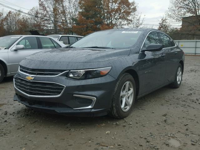 1G1ZB5ST9HF202634 - 2017 CHEVROLET MALIBU LS GRAY photo 2