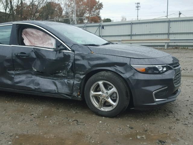 1G1ZB5ST9HF202634 - 2017 CHEVROLET MALIBU LS GRAY photo 9