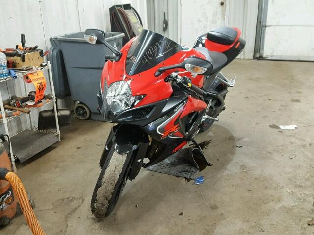 JS1GN7DA662116001 - 2006 SUZUKI GSX-R600 K RED photo 2