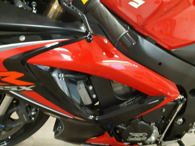 JS1GN7DA662116001 - 2006 SUZUKI GSX-R600 K RED photo 9