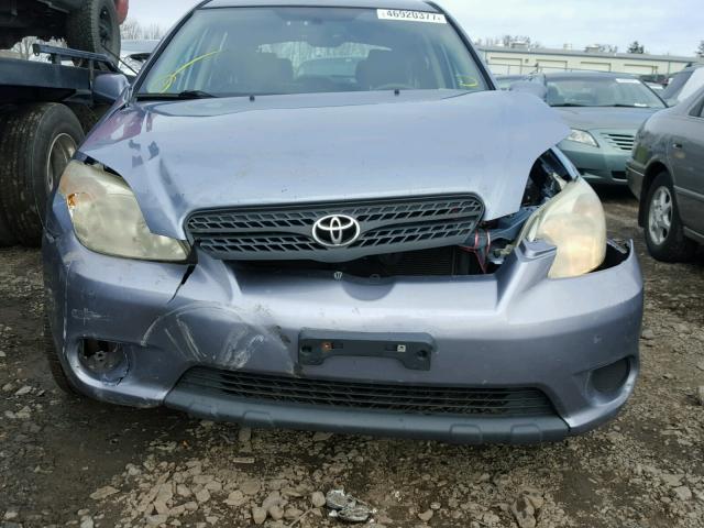 2T1LR32E15C481533 - 2005 TOYOTA COROLLA MA BLUE photo 9