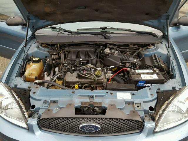 1FAFP53U07A203949 - 2007 FORD TAURUS SE BLUE photo 7