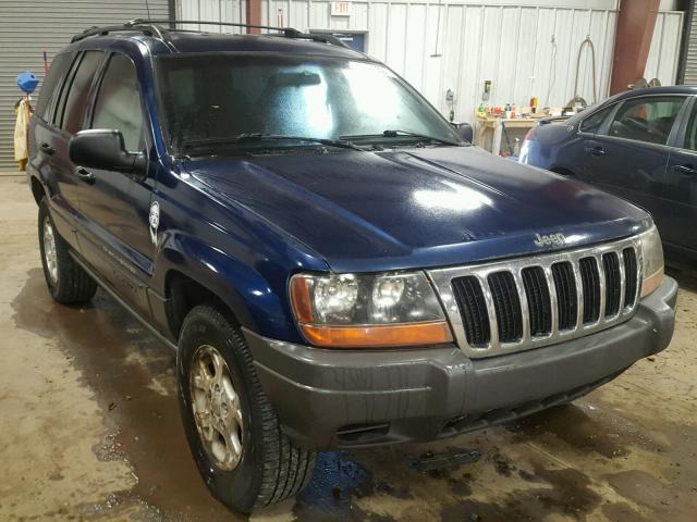 1J4GW48S51C694432 - 2001 JEEP GRAND CHER BLUE photo 1