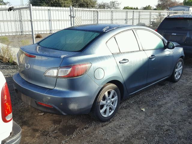 JM1BL1VG9B1433616 - 2011 MAZDA 3 I TEAL photo 4