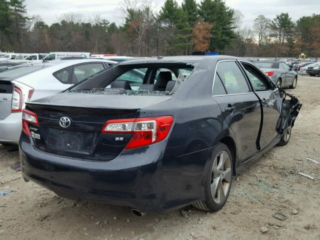 4T1BF1FK7EU466848 - 2014 TOYOTA CAMRY L BLUE photo 4