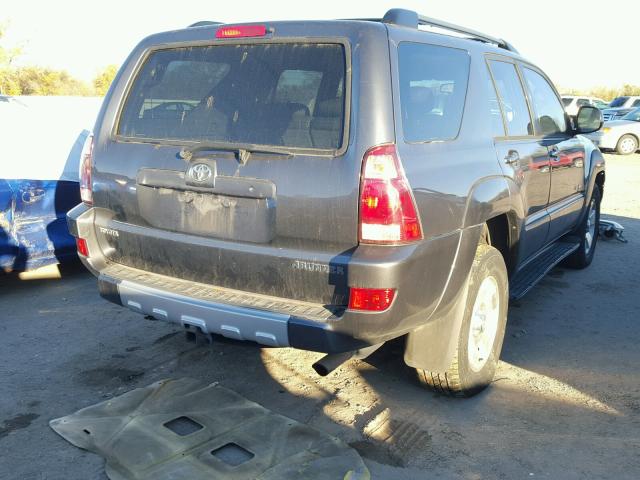 JTEBU14R430014009 - 2003 TOYOTA 4RUNNER SR GRAY photo 4