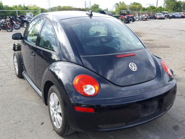 3VWRW31C69M501675 - 2009 VOLKSWAGEN NEW BEETLE 黑色 照片 3