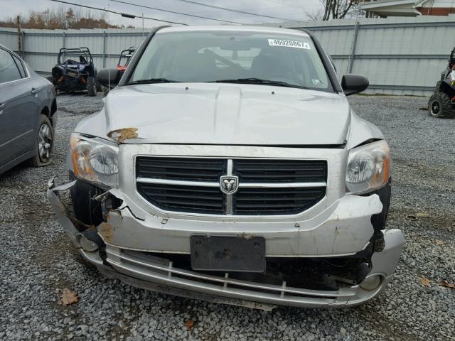 1B3HE78K47D535940 - 2007 DODGE CALIBER R/ SILVER photo 9