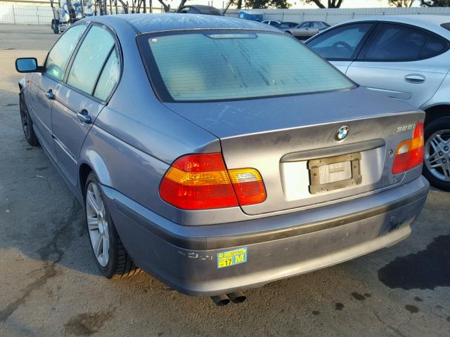 WBAET37462NJ20184 - 2002 BMW 325 I BLUE photo 3