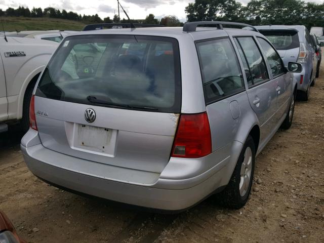 WVWSL61J45W037101 - 2005 VOLKSWAGEN JETTA GLS SILVER photo 4