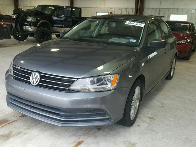 3VW2K7AJ2FM356567 - 2015 VOLKSWAGEN JETTA BASE 灰色 照片 2