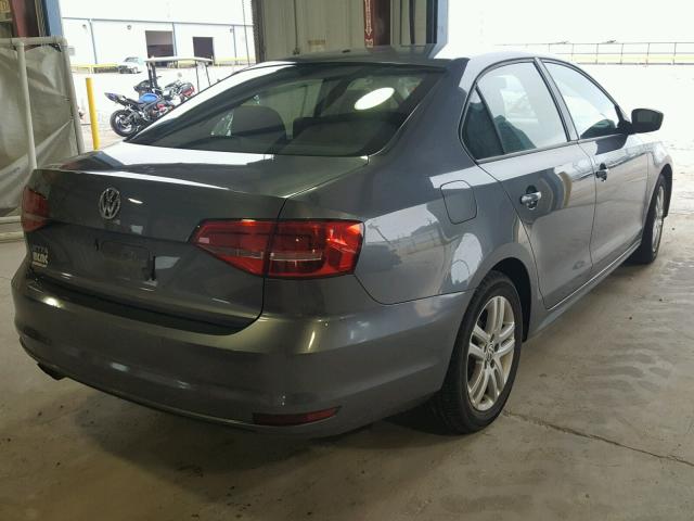 3VW2K7AJ2FM356567 - 2015 VOLKSWAGEN JETTA BASE 灰色 照片 4