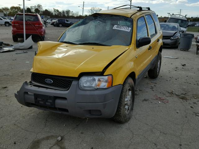 1FMYU011X2KA06518 - 2002 FORD ESCAPE XLS YELLOW photo 2