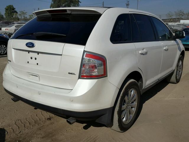 2FMDK3JC0ABB69260 - 2010 FORD EDGE SEL WHITE photo 4