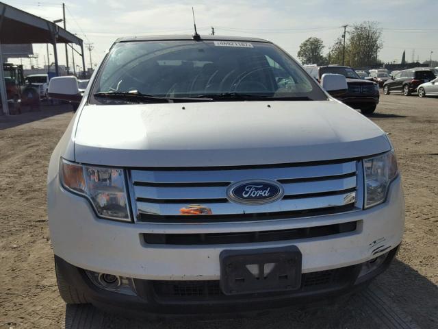 2FMDK3JC0ABB69260 - 2010 FORD EDGE SEL WHITE photo 9