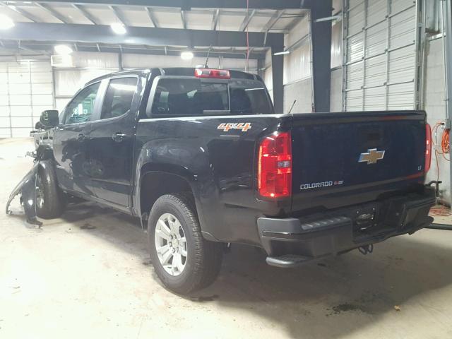 1GCGTCEN6H1204125 - 2017 CHEVROLET COLORADO L BLACK photo 3