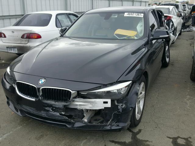 WBA3B1C59EK132686 - 2014 BMW 320 I BLACK photo 2
