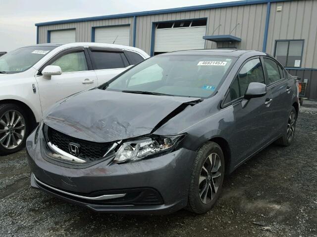 19XFB2F82DE234229 - 2013 HONDA CIVIC EX CHARCOAL photo 2