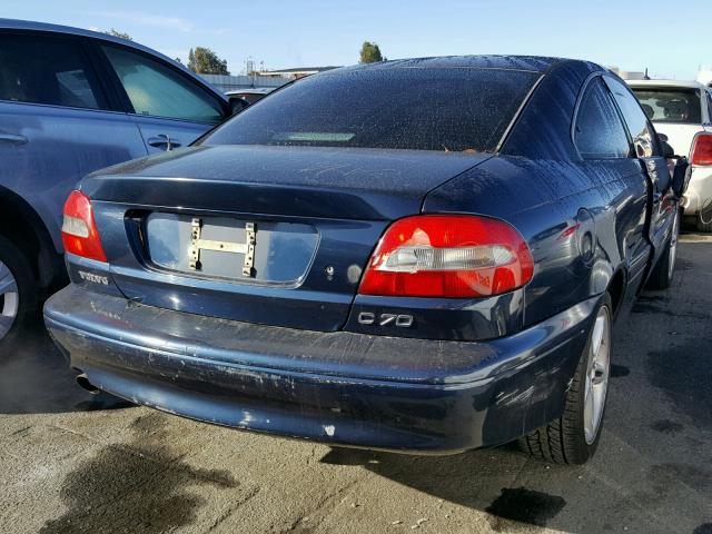 YV1NK53D31J026559 - 2001 VOLVO C70 TURBO BLUE photo 4