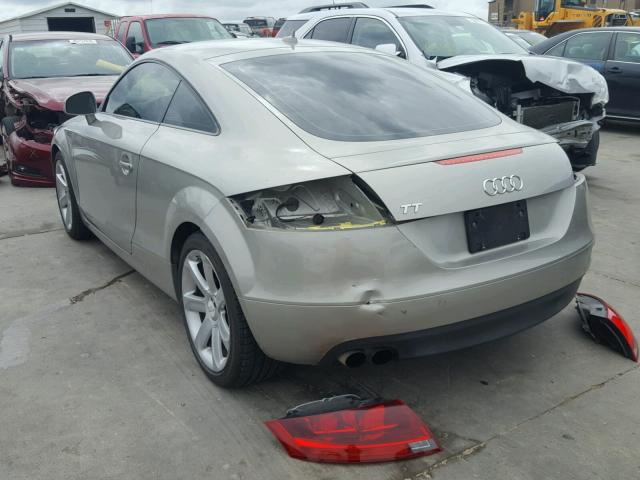 TRUAF38J581031239 - 2008 AUDI TT 2.0T GRAY photo 3